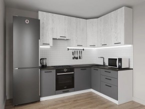 Кухонный гарнитур угловой Санторини 2200*1600 h950 (Стол. 26мм) в Игре - igra.ok-mebel.com | фото