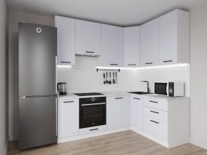 Кухонный гарнитур угловой Смоки 2200*1600 h950 (Стол. 26мм) в Игре - igra.ok-mebel.com | фото