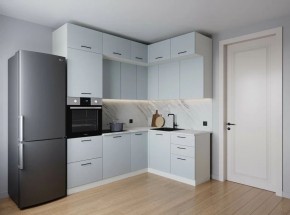 Кухонный гарнитур угловой Смоки 2200*1700 (Стол. 38мм) в Игре - igra.ok-mebel.com | фото