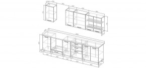 Кухонный гарнитур Умбра 2800 (Стол. 38мм) в Игре - igra.ok-mebel.com | фото 2