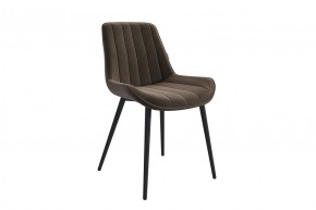 ЛАРИ Стул (кофе (велюр)/черный) в Игре - igra.ok-mebel.com | фото