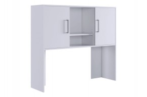 ЛАЙТ 2 Надстройка стола компьютерного (1200) белый в Игре - igra.ok-mebel.com | фото