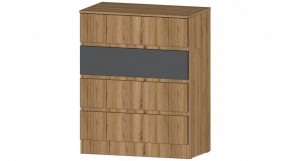 ЛЕНОРА Комод 4 ящика (графит) в Игре - igra.ok-mebel.com | фото