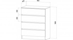 ЛЕНОРА Спальный гарнитур (модульный) графит в Игре - igra.ok-mebel.com | фото 3