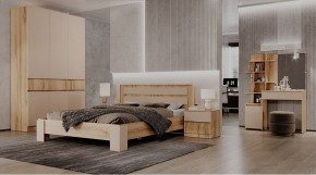 ЛЕНОРА Спальный гарнитур (модульный) кашемир в Игре - igra.ok-mebel.com | фото