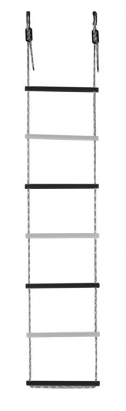 Лестница веревочная 7 перекладин цв.черный, белый D=25  в Игре - igra.ok-mebel.com | фото
