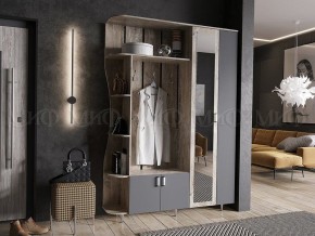 ЛИКА №1 Прихожая ЛДСП (графит/дуб юкон) в Игре - igra.ok-mebel.com | фото