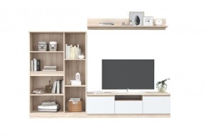 ЛОРИ Гостиная модульная (дуб сонома светлый/белый) в Игре - igra.ok-mebel.com | фото 2
