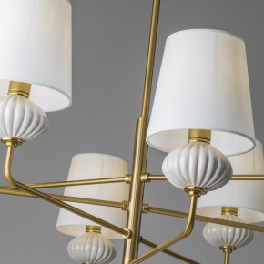 Люстра на штанге Freya Ceramics FR2029PL-08BS в Игре - igra.ok-mebel.com | фото 7