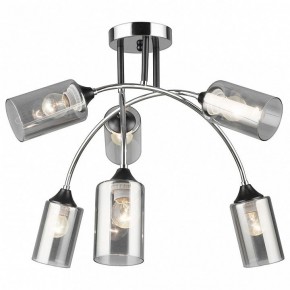 Люстра на штанге Imex MD.2195 MD.2195-6-S-BK+CH в Игре - igra.ok-mebel.com | фото