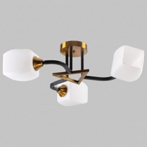 Люстра на штанге Imex MD.52009 MD.52009-3-S-BK+GAB в Игре - igra.ok-mebel.com | фото