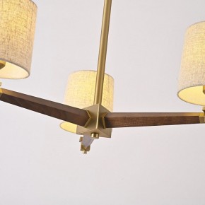 Люстра на штанге Imperiumloft Jorgenson Beige/Dark wood STAVRA01 в Игре - igra.ok-mebel.com | фото 13
