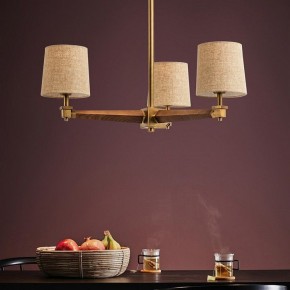 Люстра на штанге Imperiumloft Jorgenson Beige/Dark wood STAVRA01 в Игре - igra.ok-mebel.com | фото 9