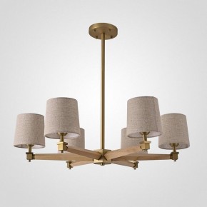 Люстра на штанге Imperiumloft Jorgenson Beige/Light wood STAVRA01 в Игре - igra.ok-mebel.com | фото