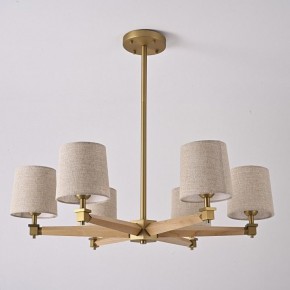 Люстра на штанге Imperiumloft Jorgenson Beige/Light wood STAVRA01 в Игре - igra.ok-mebel.com | фото 3