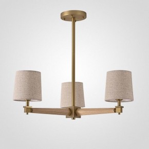 Люстра на штанге Imperiumloft Jorgenson Beige/Light wood STAVRA01 в Игре - igra.ok-mebel.com | фото