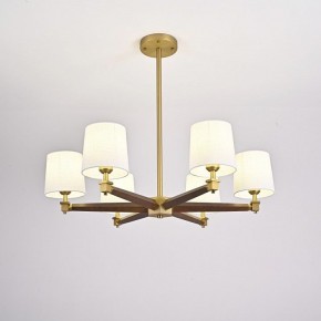 Люстра на штанге Imperiumloft Jorgenson White/Dark wood STAVRA01 в Игре - igra.ok-mebel.com | фото 3