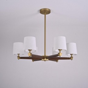 Люстра на штанге Imperiumloft Jorgenson White/Dark wood STAVRA01 в Игре - igra.ok-mebel.com | фото 5