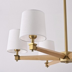 Люстра на штанге Imperiumloft Jorgenson White/Light wood STAVRA01 в Игре - igra.ok-mebel.com | фото 11
