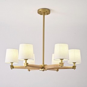Люстра на штанге Imperiumloft Jorgenson White/Light wood STAVRA01 в Игре - igra.ok-mebel.com | фото 2