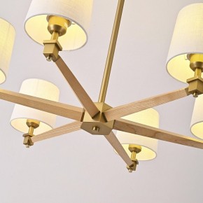 Люстра на штанге Imperiumloft Jorgenson White/Light wood STAVRA01 в Игре - igra.ok-mebel.com | фото 7