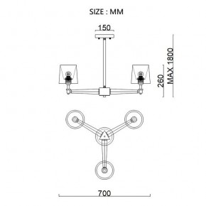 Люстра на штанге Imperiumloft Jorgenson White/Light wood STAVRA01 в Игре - igra.ok-mebel.com | фото 7