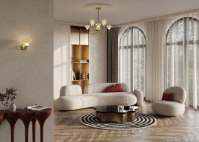 Люстра на штанге Maytoni Dynasty MOD402PL-L20BS3K в Игре - igra.ok-mebel.com | фото 5