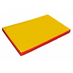 Мат гимнастический 2х1х0,1м цв. красный-желтый в Игре - igra.ok-mebel.com | фото