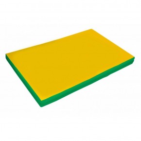Мат гимнастический 2х1х0,1м цв. зеленый-желтый в Игре - igra.ok-mebel.com | фото
