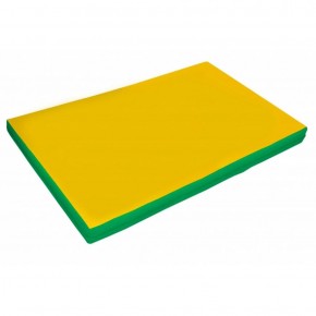 Мат гимнастический 2х1х0,05м цв. зеленый-желтый в Игре - igra.ok-mebel.com | фото