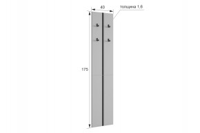 МЕРСИ Прихожая (модульная) графит в Игре - igra.ok-mebel.com | фото 2