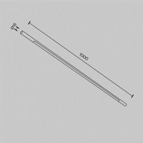 Модульный светильник Maytoni Basis C100CL-L1000-24W3-6K-B в Игре - igra.ok-mebel.com | фото 6