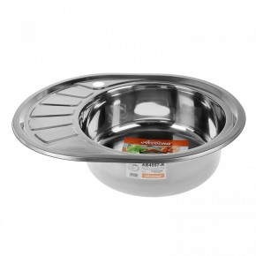 Мойка кухонная врезная Accoona AB4557-R Правая (570*450) в Игре - igra.ok-mebel.com | фото 2