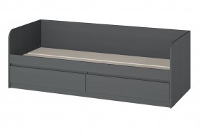 МС "Хилтон" Кровать 0,8 (графит) в Игре - igra.ok-mebel.com | фото 3