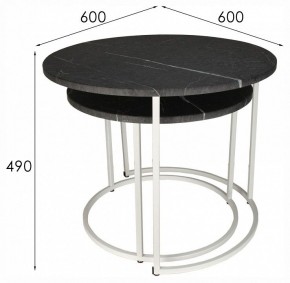 Набор из 2 столов журнальных МеталлАрт М001 в Игре - igra.ok-mebel.com | фото 13