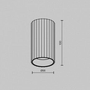 Накладной светильник Maytoni Calipso C106CL-01-GU10-B в Игре - igra.ok-mebel.com | фото 6