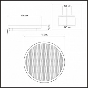 Накладной светильник Sonex Shimmers 7736/60L в Игре - igra.ok-mebel.com | фото 8