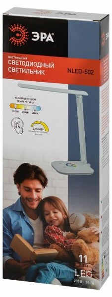 Настольная лампа офисная Эра  NLED-502-11W-W в Игре - igra.ok-mebel.com | фото 6