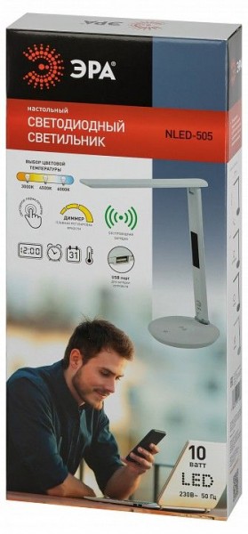 Настольная лампа офисная Эра  NLED-505-10W-W в Игре - igra.ok-mebel.com | фото 5