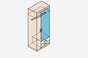 НИКА Н10з Шкаф для одежды в Игре - igra.ok-mebel.com | фото 4