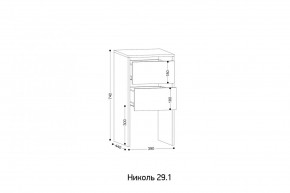 НИКОЛЬ 25 Шкаф 5-ти створчатый в Игре - igra.ok-mebel.com | фото 7