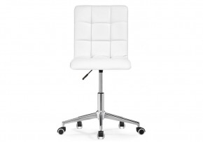 Офисное кресло Квадро экокожа белая / хром в Игре - igra.ok-mebel.com | фото 3