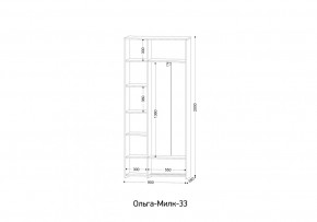 ОЛЬГА-МИЛК 33 Шкаф 3-х створчатый в Игре - igra.ok-mebel.com | фото 2
