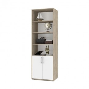 ОЛИВИЯ О21 Шкаф-стеллаж (дуб серый/белый) в Игре - igra.ok-mebel.com | фото