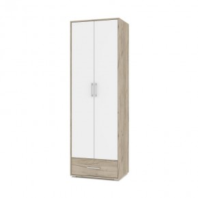 ОЛИВИЯ О22 Шкаф 2-х дверный (дуб серый/белый) в Игре - igra.ok-mebel.com | фото