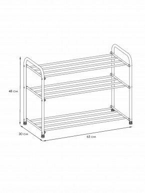 ПДОА23 Ч Подставка для обуви "Альфа 23" Черный в Игре - igra.ok-mebel.com | фото 2