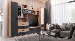 Пенал Белла (Сандал, Графит/Дуб крафт) в Игре - igra.ok-mebel.com | фото 5