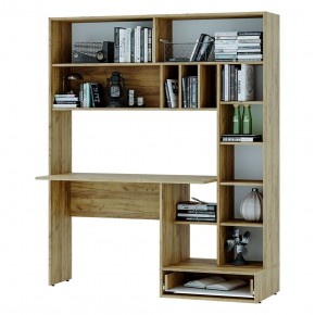 Письменный стол Техно (крафт/бетон) в Игре - igra.ok-mebel.com | фото 2
