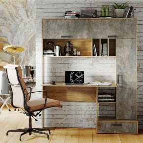 Письменный стол Техно (крафт/бетон) в Игре - igra.ok-mebel.com | фото 3