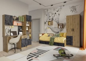 Подростковая Хогвартс (Дуб Вотан/Обсидиан) в Игре - igra.ok-mebel.com | фото